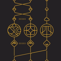 An Automerge diagram showing forking, branching, and offline play