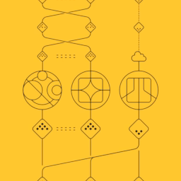 An Automerge diagram showing forking, branching, and offline play
